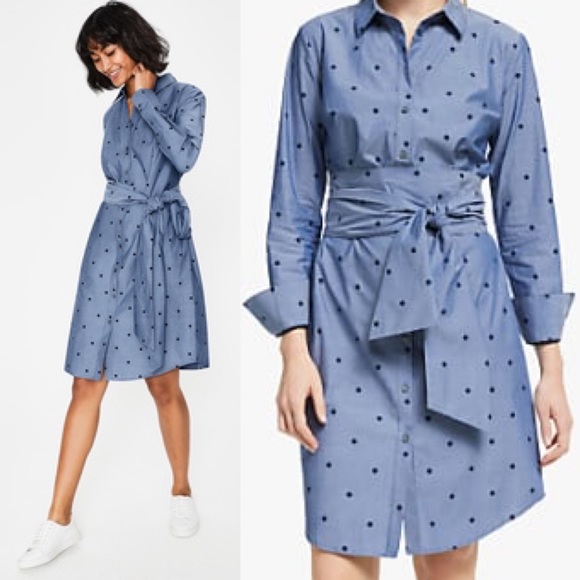boden modern shirt dress